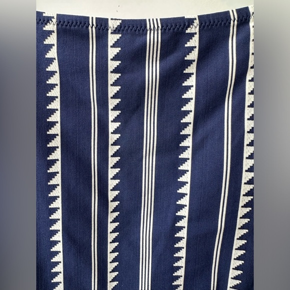 LemLem - Elene Classic One Piece - Navy / White Vertical Stripe - Small - Picture 9 of 14